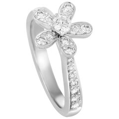 Van Cleef & Arpels Socrate Diamond White Gold Ring