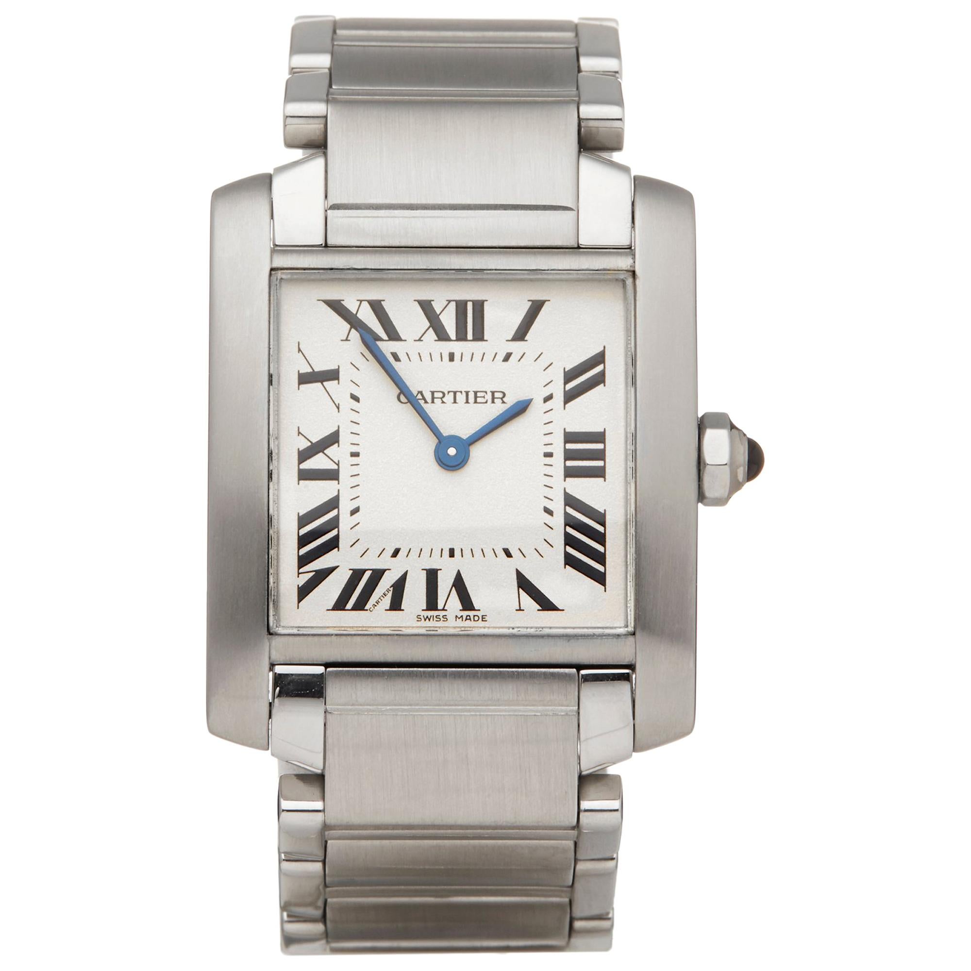Cartier Tank Francaise Stainless Steel 2301
