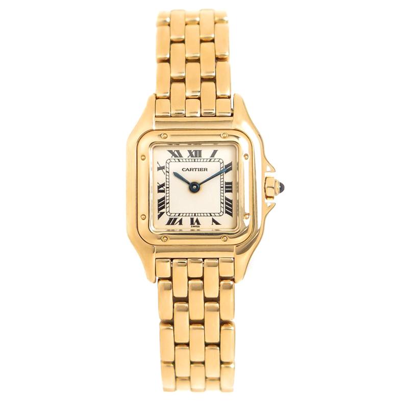 Cartier Panther Ladies 18 Karat Quartz Wrist Watch