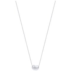 Tiffany & Co. Sterling Silver Bean Necklace