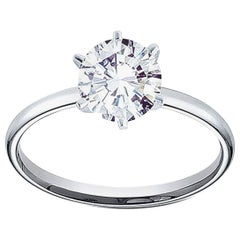 20.35 GIA Round Brilliant Cut Diamond Engagement in Platinum 950 Setting