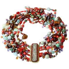 Coral Multi-Strand Necklaces
