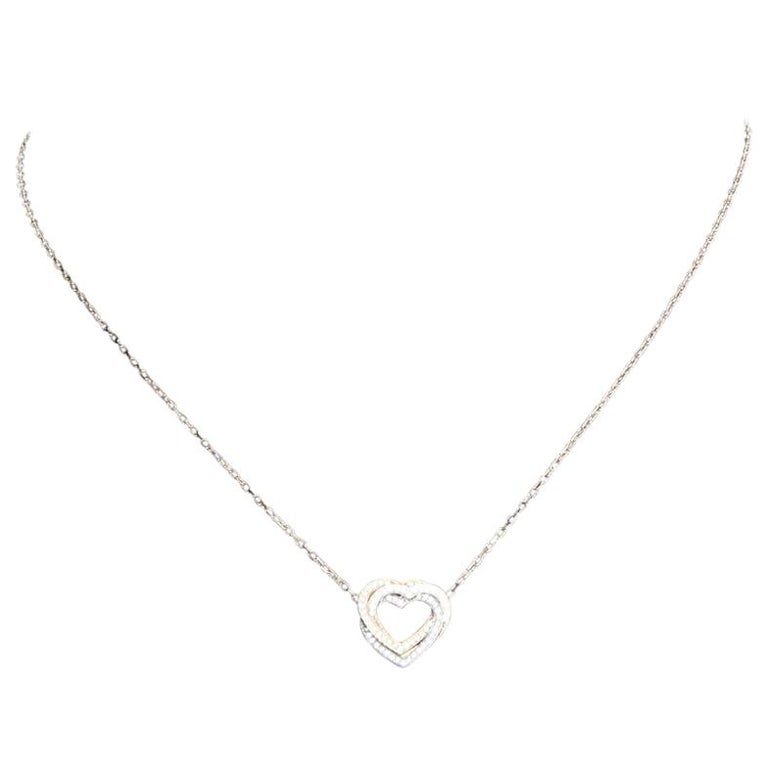 Cartier Trinity de Cartier Heart Diamond Necklace at 1stDibs | cartier ...