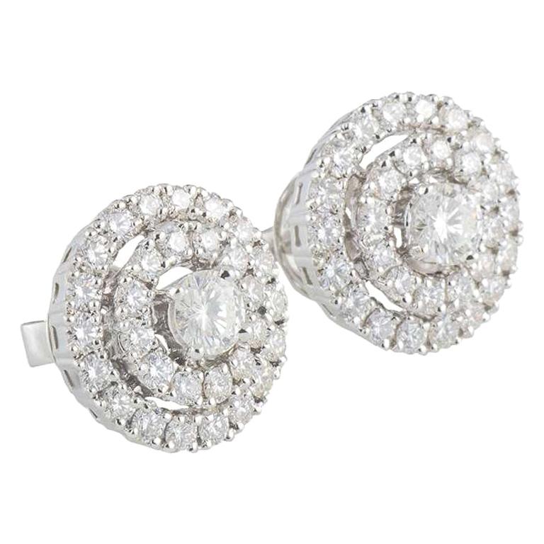 Diamond Stud Earrings 2.24 Carat