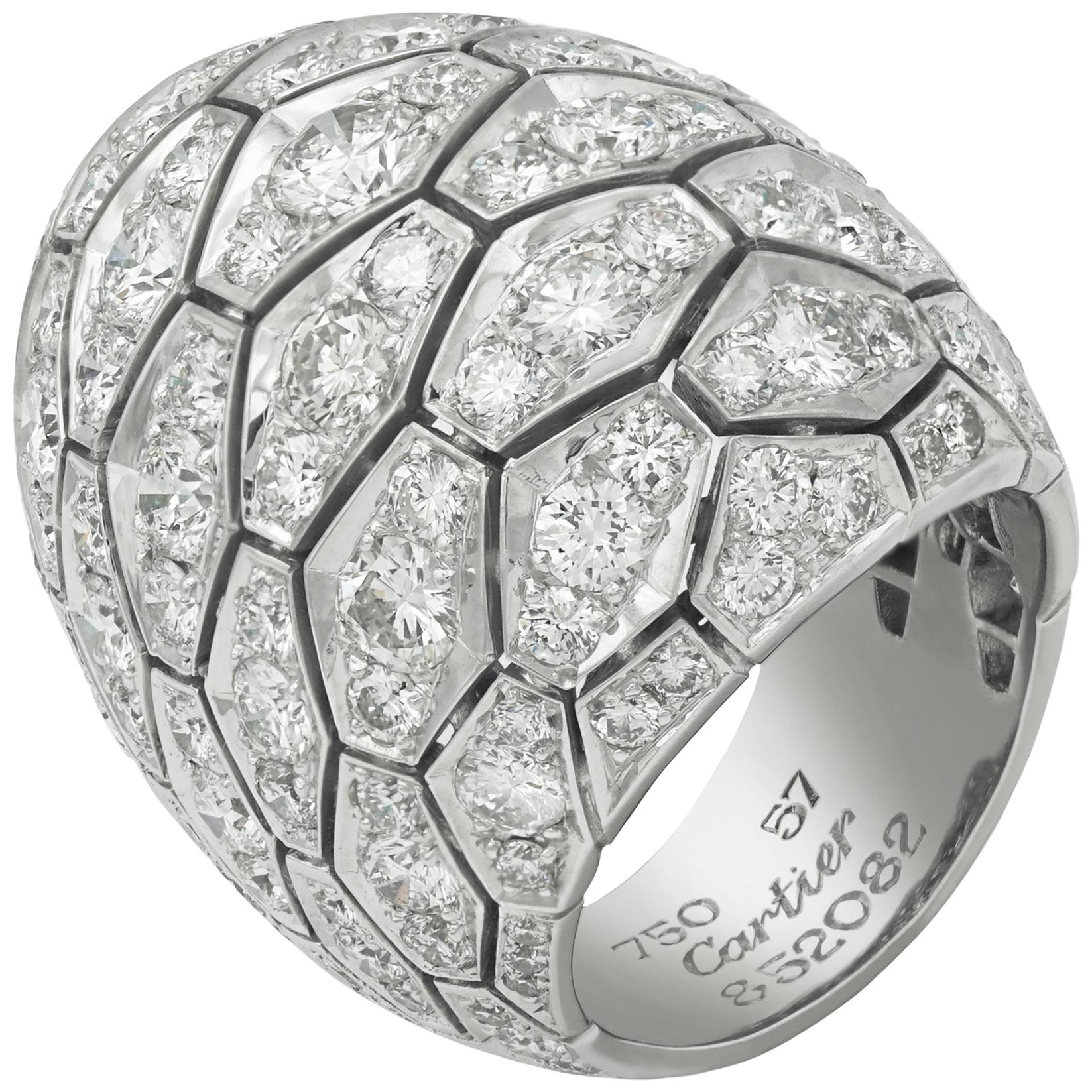 Cartier Ring diamond "Serpentine".