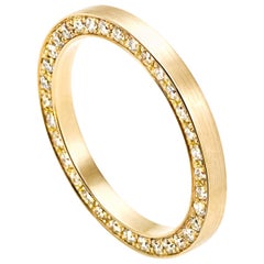 18 Karat Yellow Gold Diamond Full Eternity Ring #13-#16 