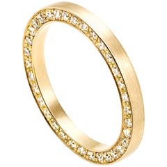 18 Karat Yellow Gold Diamond Full Eternity Ring #17-#20