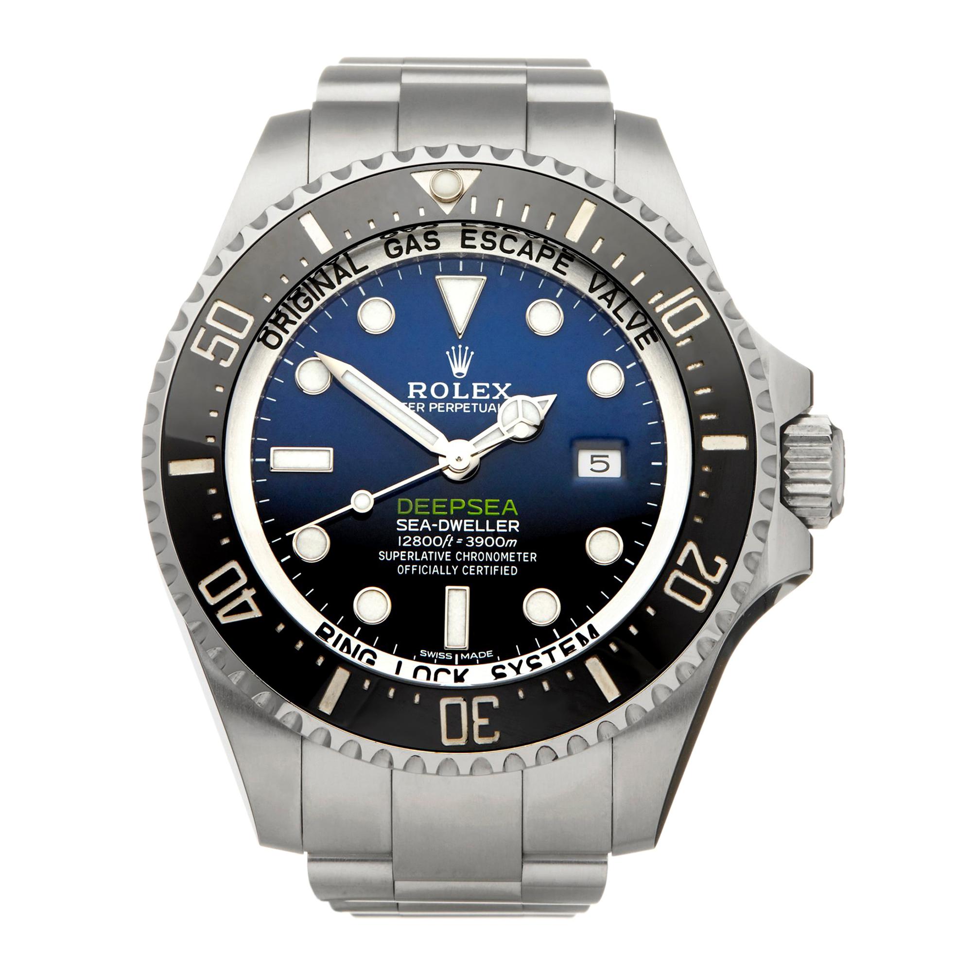 Rolex Sea-Dweller Deepsea James Cameron Stainless Steel 116660 Wristwatch