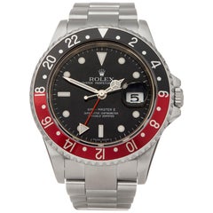 Rolex GMT-Master II Rectangular Dial Stainless Steel 16710 Wristwatch