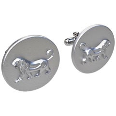 Sterling Lion Cufflinks