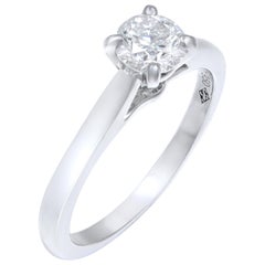 Cartier 0.41 Carat Platinum 1859 Solitaire Engagement Ring