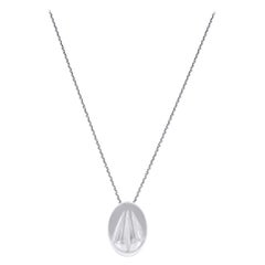 Tiffany & Co. Sterling Silver Libra Long Pendant Necklace