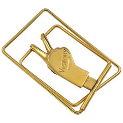 HERMES Paris Money clip gold at 1stDibs