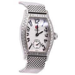 Michele Stainless Steel Diamond Coquette Watch Ref. 71-9001