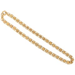 Victorian Handmade Gold Chain Necklace