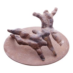 Copper Tabletop Male Nude Body Sculpture