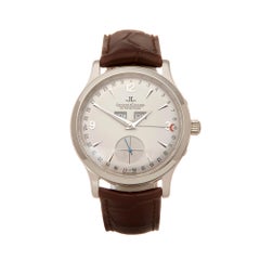 Jaeger LeCoultre Master Control Calendar 18k White Gold 140387 Wristwatch