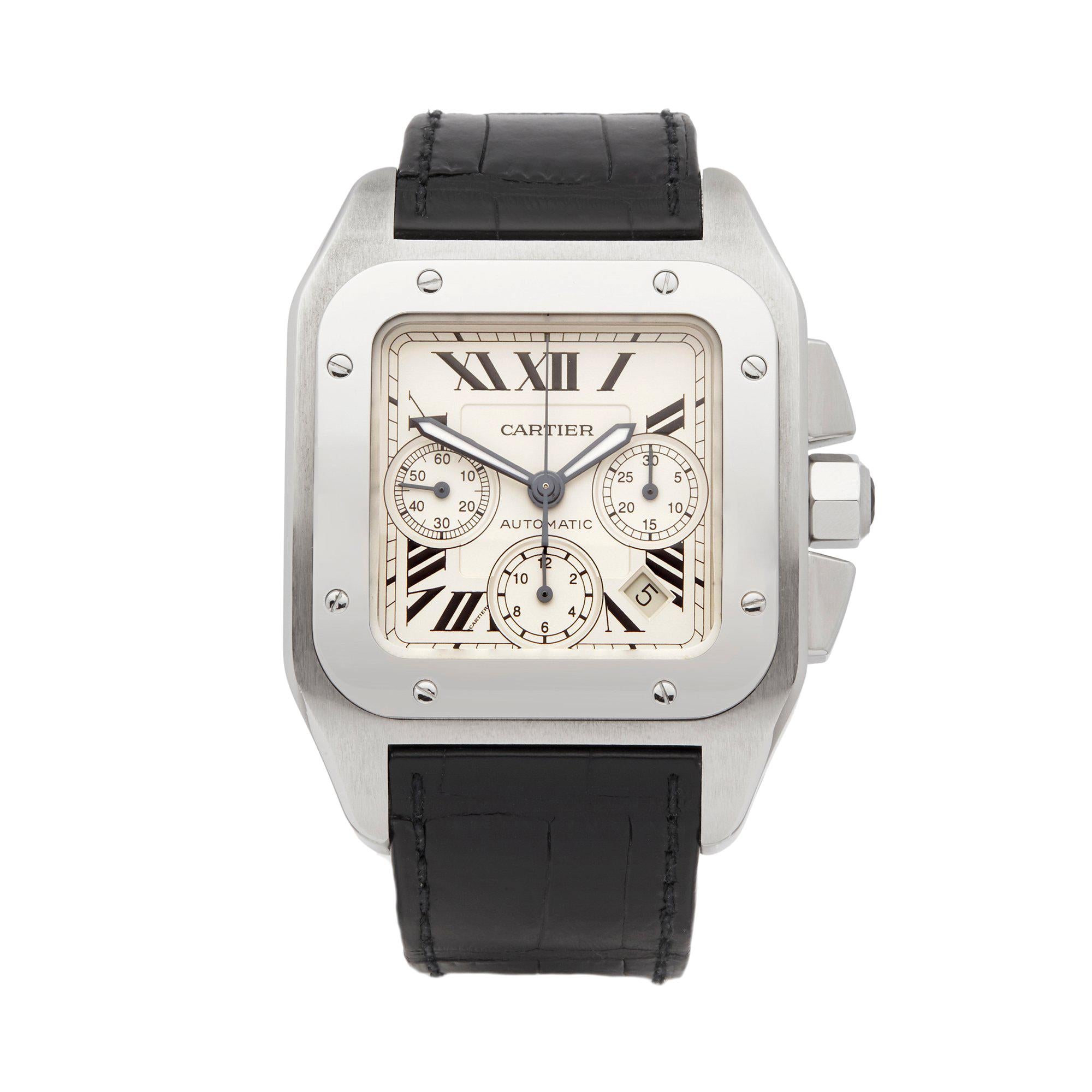 Cartier Santos 100 XL Stainless Steel 2740 Wristwatch