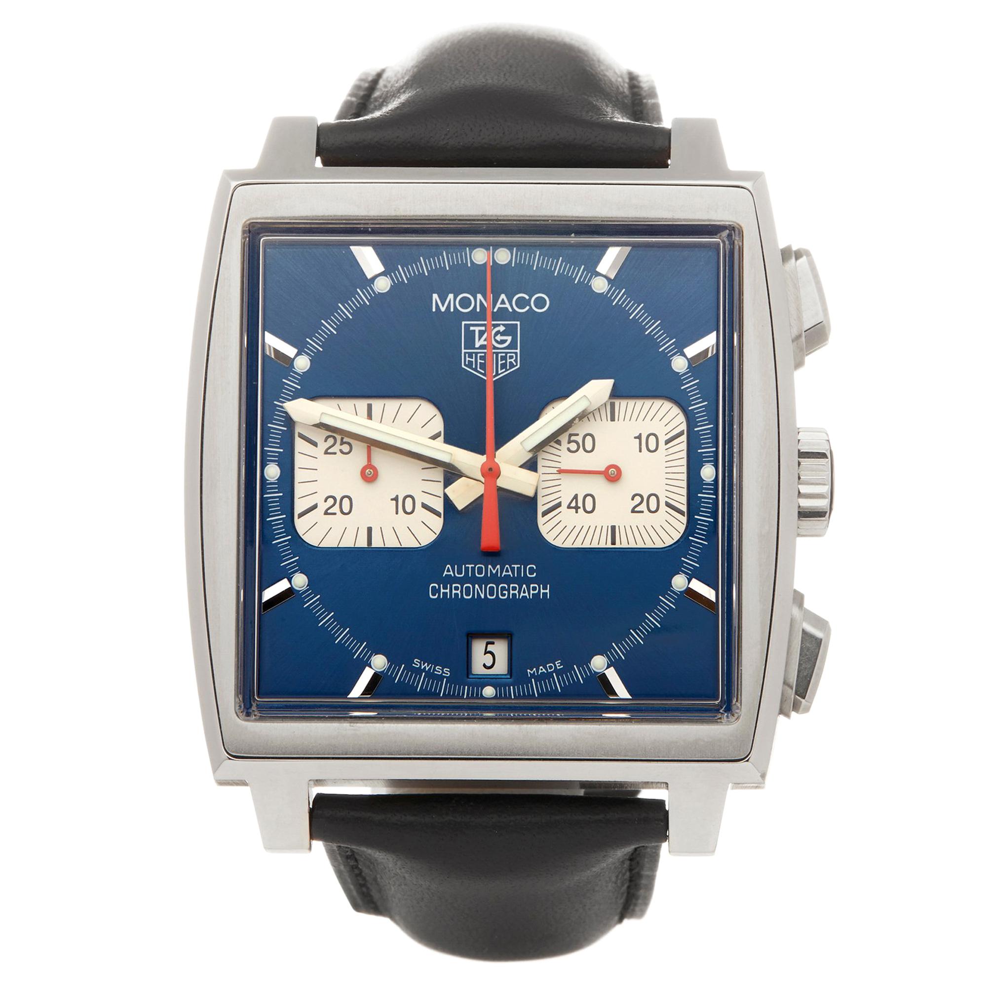 Tag Heuer Monaco Stainless Steel CW2112-0 Wristwatch