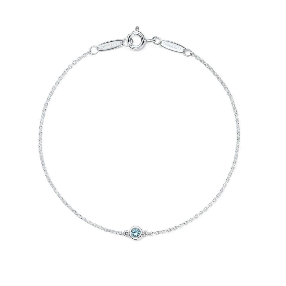 Tiffany & Co. Sterling Silver Color by The Yard Tanzanite Bracelet