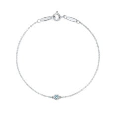 Tiffany & Co. Sterling Silver Color by The Yard Tanzanite Bracelet