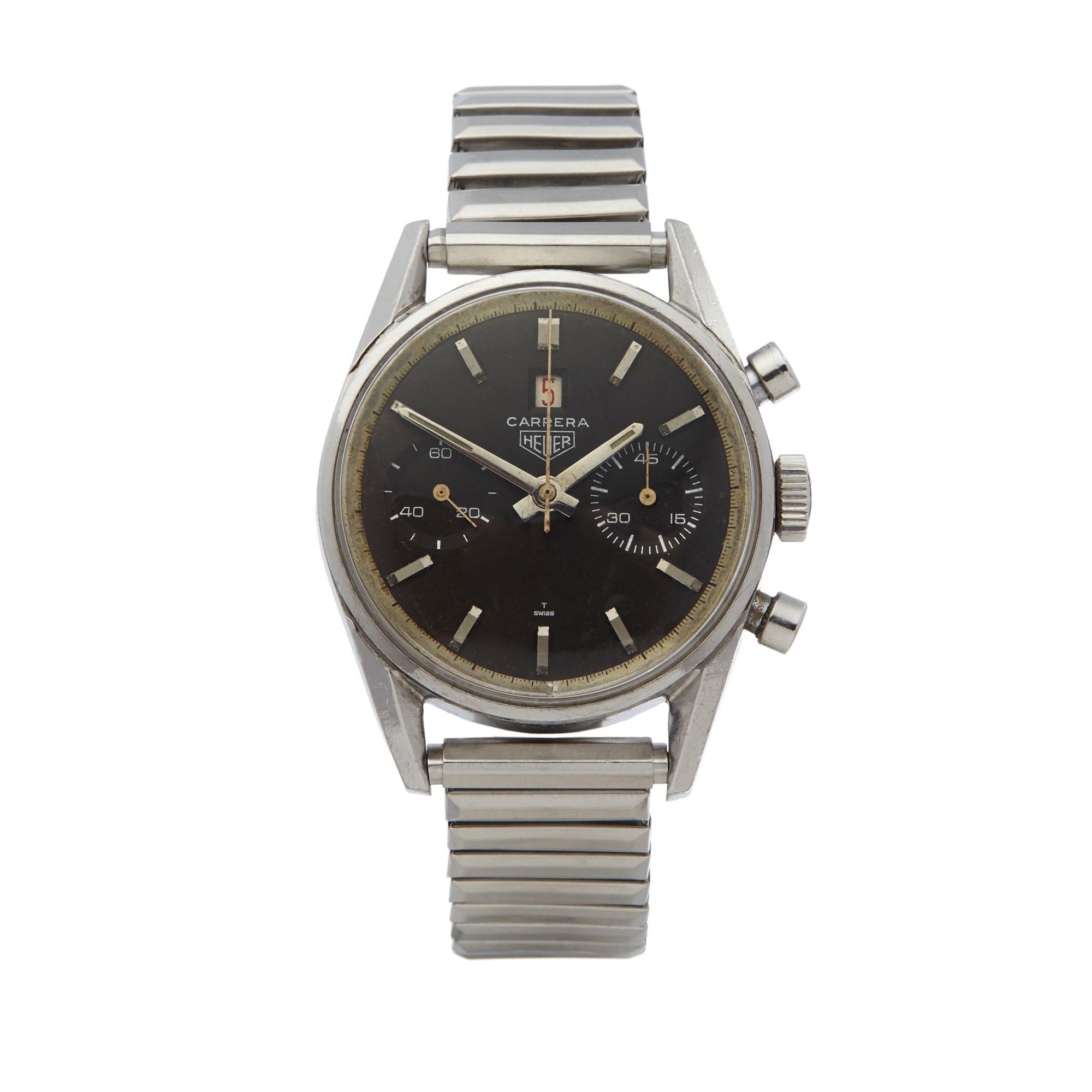 Heuer Carrera Stainless Steel 3147 N Wristwatch