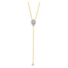 18K Rose Gold & 0.56 cts White Diamonds Marquise Momentum Pendant by Alessa