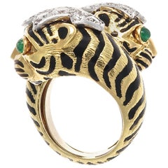 David Webb Kingdom Collection Tiger Ring