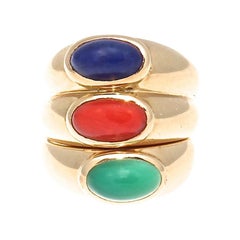 Van Cleef & Arpels Gemstone Gold Ring