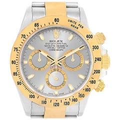 Rolex Daytona Steel 18 Karat Yellow Gold Slate Dial Watch 116523