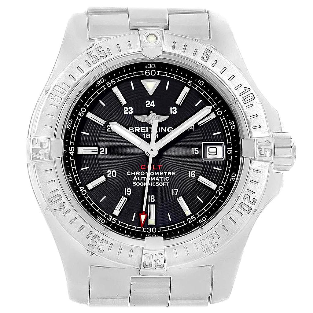Breitling Colt Black Dial Automatic Steel Men’s Watch A17380 For Sale