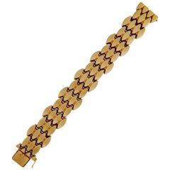 Georg Jensen 18 Karat Gold Bracelet #1126 by Arno Malinowski