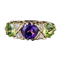 Antique 18 Carat Gold Suffragette Victorian Ring, circa 1900