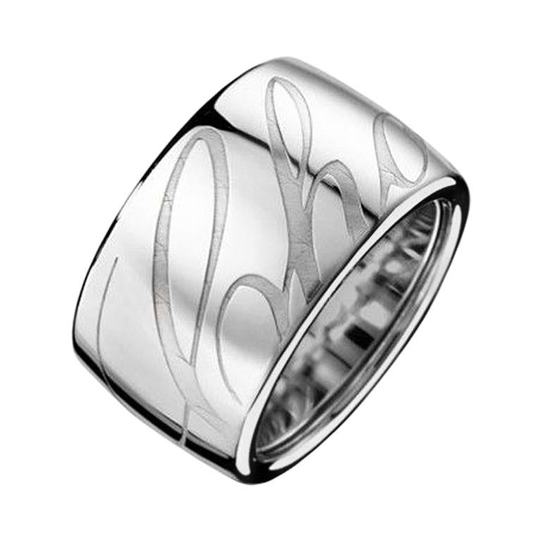 Chopard "Chopardissimo" Ring 18 Karat White Gold