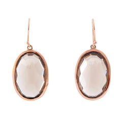 Ippolita Large Smoky Quartz Tear Drop Earrings