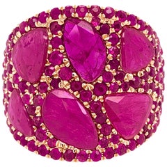 Ruchi New York Slice Ruby Ring