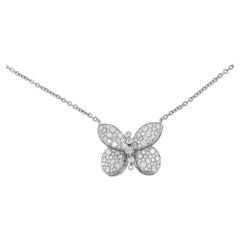 Graff Baby Princess Butterfly Diamond Pendant Necklace