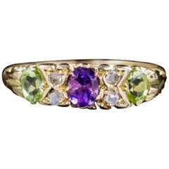 Antique Victorian Suffragette Ring 18 Carat Gold, circa 1903