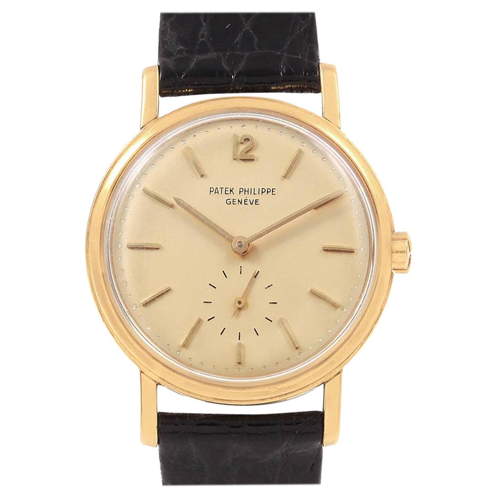 Patek Philippe Calatrava Vintage Yellow Gold Automatic Men's Watch 3435