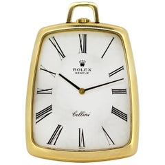 Retro Rolex Cellini Pocket Watch 18 Karat Gold, 3727, circa 1970s