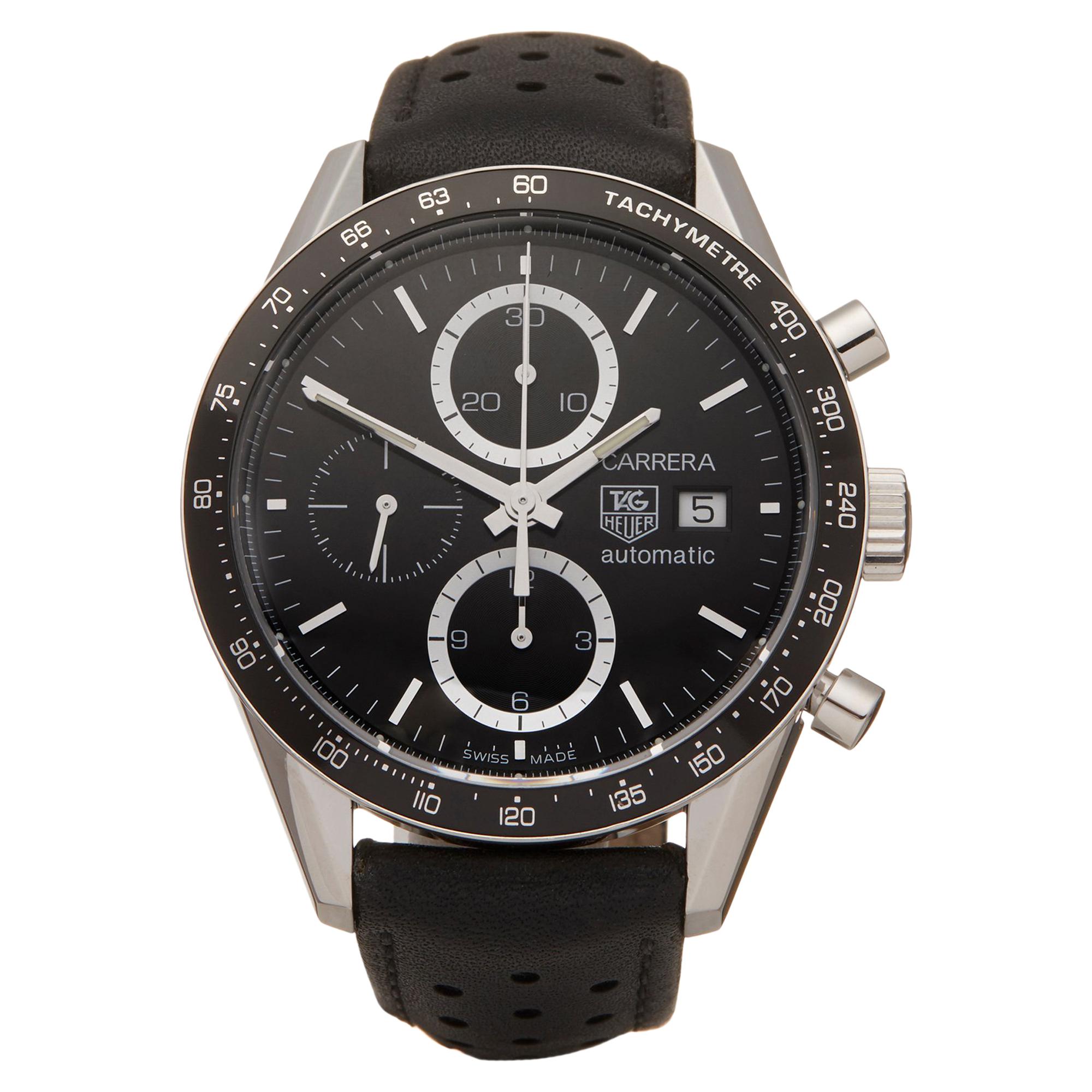 Tag Heuer Carrera Stainless Steel CV2010 Wristwatch