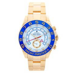 Men's Rolex Yacht-Master II Regatta 18 Karat Yellow Gold Watch 116688