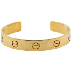 Cartier Love-Armband aus 18 Karat Gelbgold