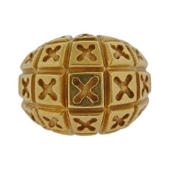 Van Cleef & Arpels Gold Dome Ring