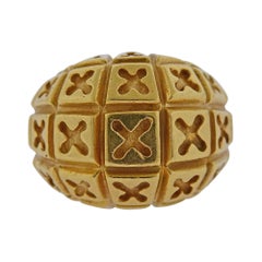 Van Cleef & Arpels Gold Dome Ring