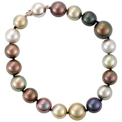 Giulians Contemporary Multi-Color Tahitian South Sea Pearl Bracelet