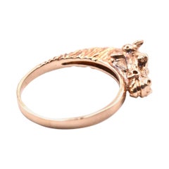 10 Karat Yellow Gold Horse Head Ring