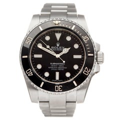 Rolex Submariner Non Date Stainless Steel 114060 Wristwatch