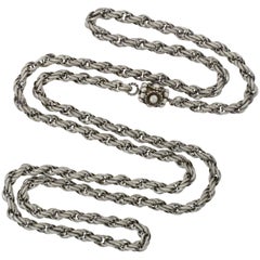 Georgian Textured Link Chain with Clasp
