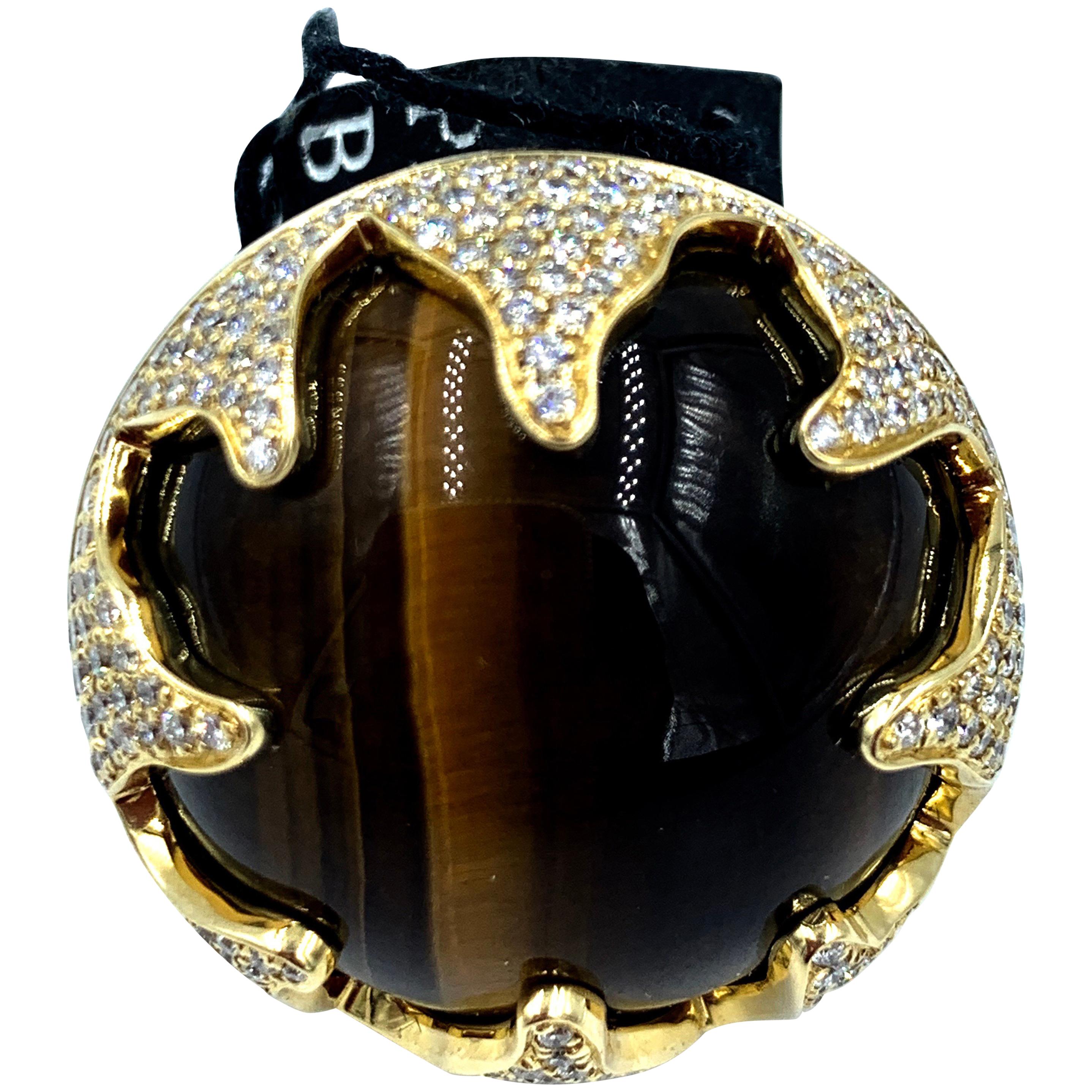 Pasquale Bruni Tiger Eye Ring For Sale